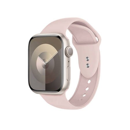Curea Crong Liquid - Apple Watch 44/45/46/49 mm (roz nisipos)