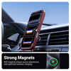 Crong Hybrid Matte Magnetic - MagSafe калъф за iPhone 17 Pro Max (лилав)