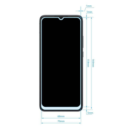 Crong 7D Nano Flexible Glass – Нечупливо 9H хибридно стъкло за целия екран на Xiaomi Redmi 10C