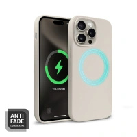 Crong Color Cover Magnetic - iPhone 15 Pro Max MagSafe Hülle (Steinbeige)