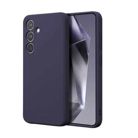 Etui Crong Color Cover do Samsung Galaxy S24 Plus Silikonowe Fioletowe