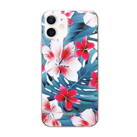 Etui Crong Flower Case do iPhone 12 / 12 Pro Kolorowe Plecki Kwiaty Kobiece