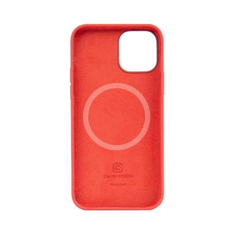 Crong Color Cover Magnetic - Etui iPhone 12 / iPhone 12 Pro MagSafe (czerwony)