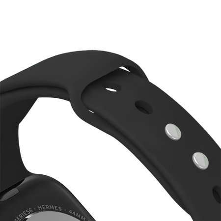 Crong Liquid - Λουράκι για Apple Watch 38/40/41/42 mm (μαύρο)