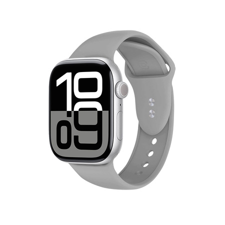 Crong Liquid – Correa para Apple Watch 44/45/46/49 mm (gris)