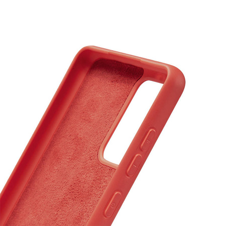 Crong Farbige Hülle - Samsung Galaxy A52 / A52S Gehäuse (rot)