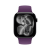 Crong Liquid - řemínek pro Apple Watch 44/45/46/49 mm (švestkový)