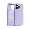 Crong Color Cover Magnetic - Θήκη σιλικόνης με MagSafe για iPhone 14 Pro Max (μοβ)