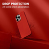 Crong Color Cover Liquid Silicone Case for iPhone 13 Pro (Red)