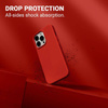 Crong Color Cover - Θήκη σιλικόνης για iPhone 13 Pro (κόκκινο)