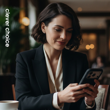 Crong Color Cover Magnetic - MagSafe калъф за iPhone 17 Pro Max (черен)