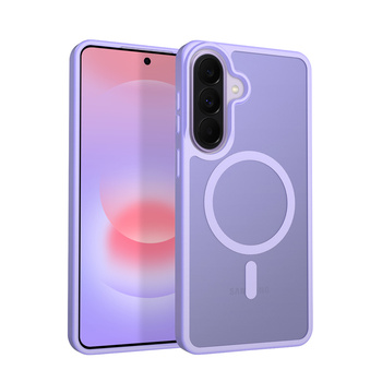 Crong Hybrid matt mágneses - MagSafe tok Samsung Galaxy A37 / A36 (levendula)