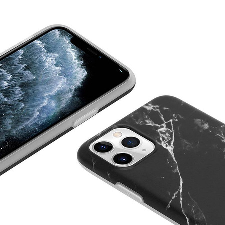 Crong Marble Case - iPhone 11 Pro Tasche (schwarz)