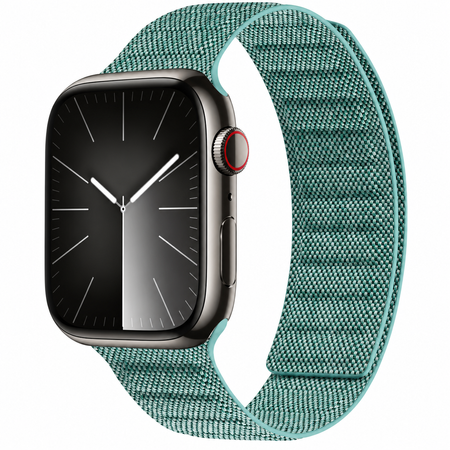 Crong Melange - Magnetický řemínek pro Apple Watch 38/40/41/42 mm (tyrkysový melanž)