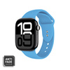 Crong Liquid - Pasek do Apple Watch 44/45/46/49 mm (niebieski)