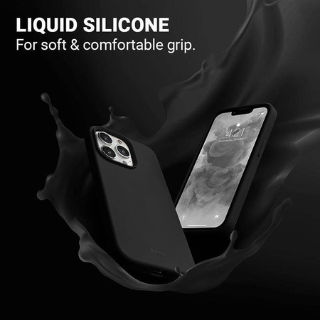 Etui do iPhone 13 Pro Max Crong Color Cover Silikonowy Case Ochronny Czarny