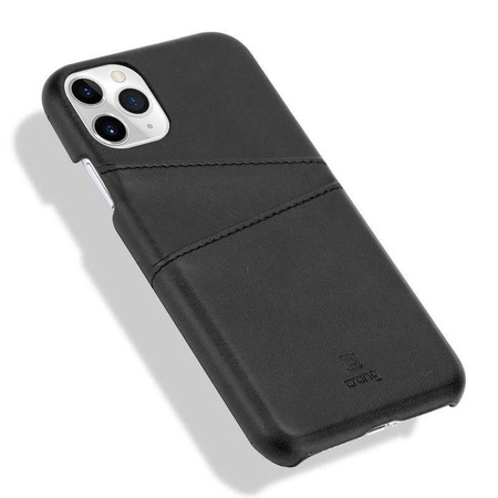 Crong Neat Cover - Θήκη iPhone 11 Pro με τσέπες (μαύρο)