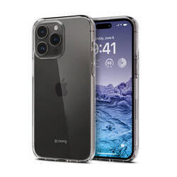 Etui Crong Crystal Slim Cover do iPhone 15 Pro Przezroczyste Plecki