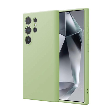 Etui do Samsung Galaxy S24 Ultra Crong Color Cover Silikonowy Case Ochronny Zielony