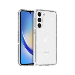 Θήκη Crong Glitter - θήκη Samsung Galaxy A34 5G (Διαφανής)