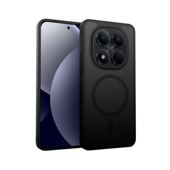 Crong Hybrid Matte Magnetic - MagSafe Case Xiaomi Redmi Note 15 Pro+ (black)