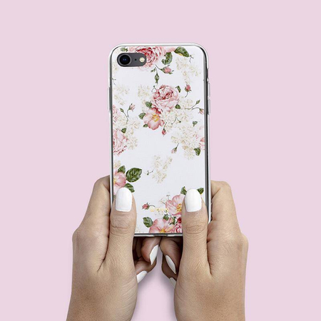 Carcasă Crong Flower – Carcasă pentru iPhone SE (2022/2020) / 8 / 7 (Model 02)