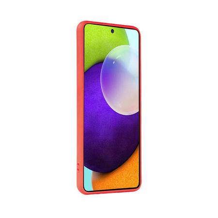 Crong Farbige Hülle - Samsung Galaxy A52 / A52S Gehäuse (rot)