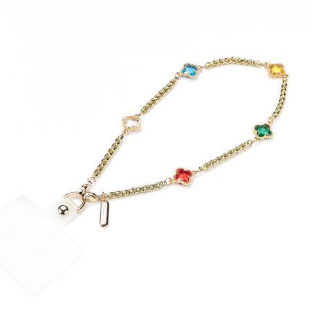 Crong Phone Charm - Lanyard Phone Pendant (Lucky Crystals)
