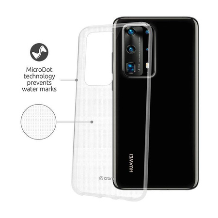 Etui Crong Crystal Slim Cover do Huawei P40 Pro Przezroczyste Plecki