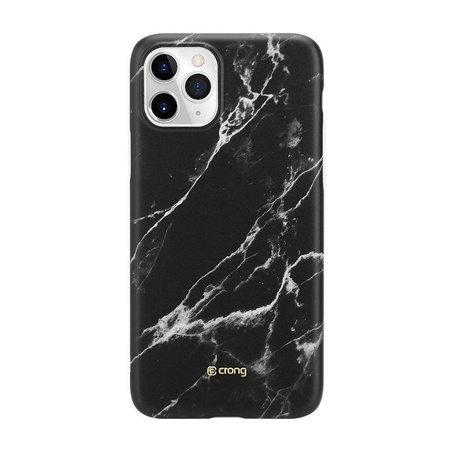 Crong Marble Case - iPhone 11 Pro Tasche (schwarz)