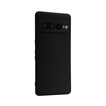 Etui Crong Color Cover do Google Pixel 7 Pro Silikonowe Czarne Plecki