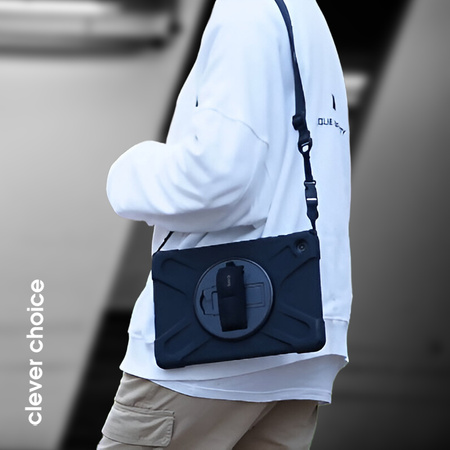 Crong Defender Plus - obrněné pouzdro pro Samsung Galaxy Tab Active5 Pro 10,1" (černé)