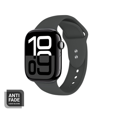 Crong Liquid - Řemínek pro Apple Watch 44/45/46/49 mm (Grafitová)