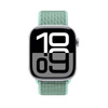 Crong Nylon - Cinturino Sport per Apple Watch 38/40/41/42 mm (Verde Atlantico)