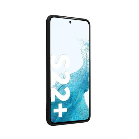 Crong Color Cover - Silikonowe etui do Samsung Galaxy S22+ (czarny)