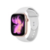 Pasek Crong Liquid do Apple Watch 42/41/40/38 mm Biały Silikonowy