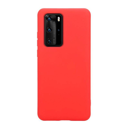 Crong Color Cover - θήκη Huawei P40 Pro (κόκκινο)