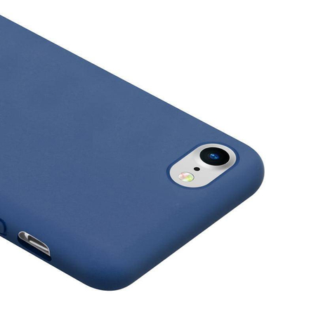 Etui do iPhone SE 2020 / 8 / 7 Crong Color Cover Silikonowy Case Ochronny Niebieski