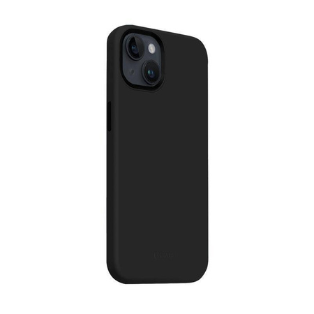 Etui Crong Color Cover LUX Magnetic do iPhone 15 Plus MagSafe Silikon Black