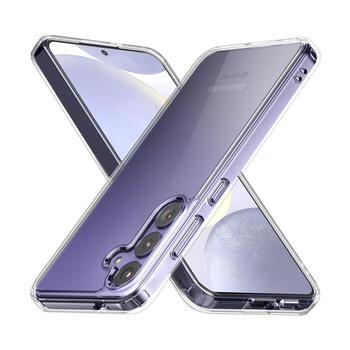 Crong Crystal Shield Cover - Custodia per Samsung Galaxy S24+ (Trasparente)