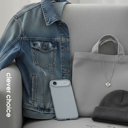 Crong Color Cover Magnetic - калъф за MagSafe за iPhone Air (бежов)