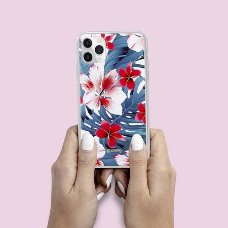 Etui Crong Flower Case do iPhone 11 Pro Kolorowe Plecki Kwiaty Kobiece 03