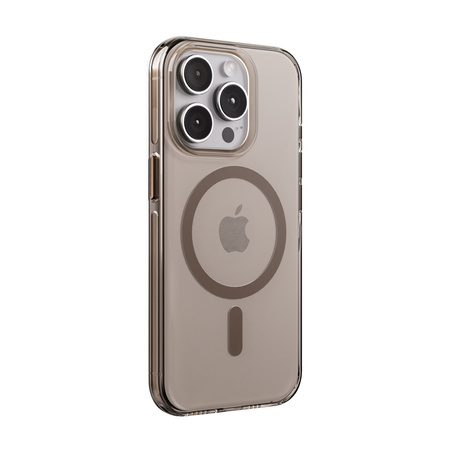 Crong Clear MAG Pro - Funda MagSafe para iPhone 15 Pro (Desierto)