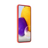 Etui do Samsung Galaxy A72 Crong Color Cover Silikonowy Case Ochronny Czerwony