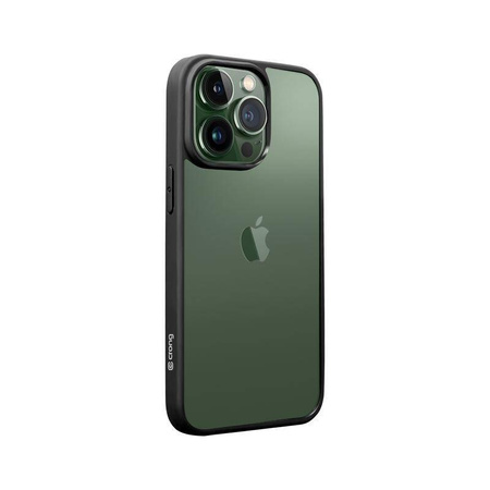 Etui Przezroczyste do iPhone 13 Pro Max Crong Clear Cover Case Bezbarwny z Czarną Ramką