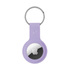 Etui Ochronne do Apple AirTag Brelok Crong Silicone Case with Key Ring Fioletowy