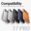 Etui Crong Hybrid Frost MAG Cover do iPhone 17 Pro MagSafe Matowe Czarne