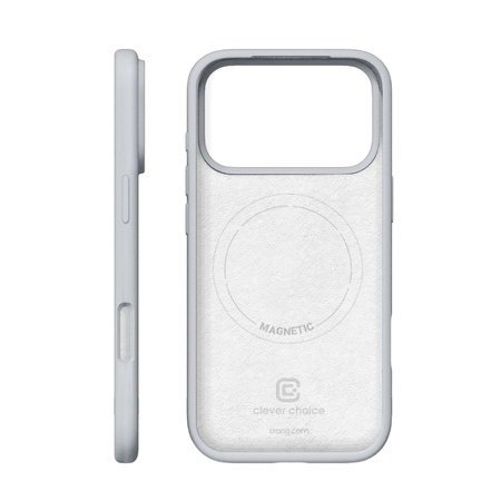 Crong Color Cover Magnetic - MagSafe Case iPhone 18 Pro Max / 17 Pro Max (Gray)