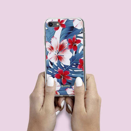 Crong Flower Case – Etui iPhone SE / 8 / 7 (wzór 03)