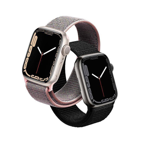 Crong Nylon - Αθλητικό λουράκι για Apple Watch 38/40/41 mm (ανοιχτό ροζ)